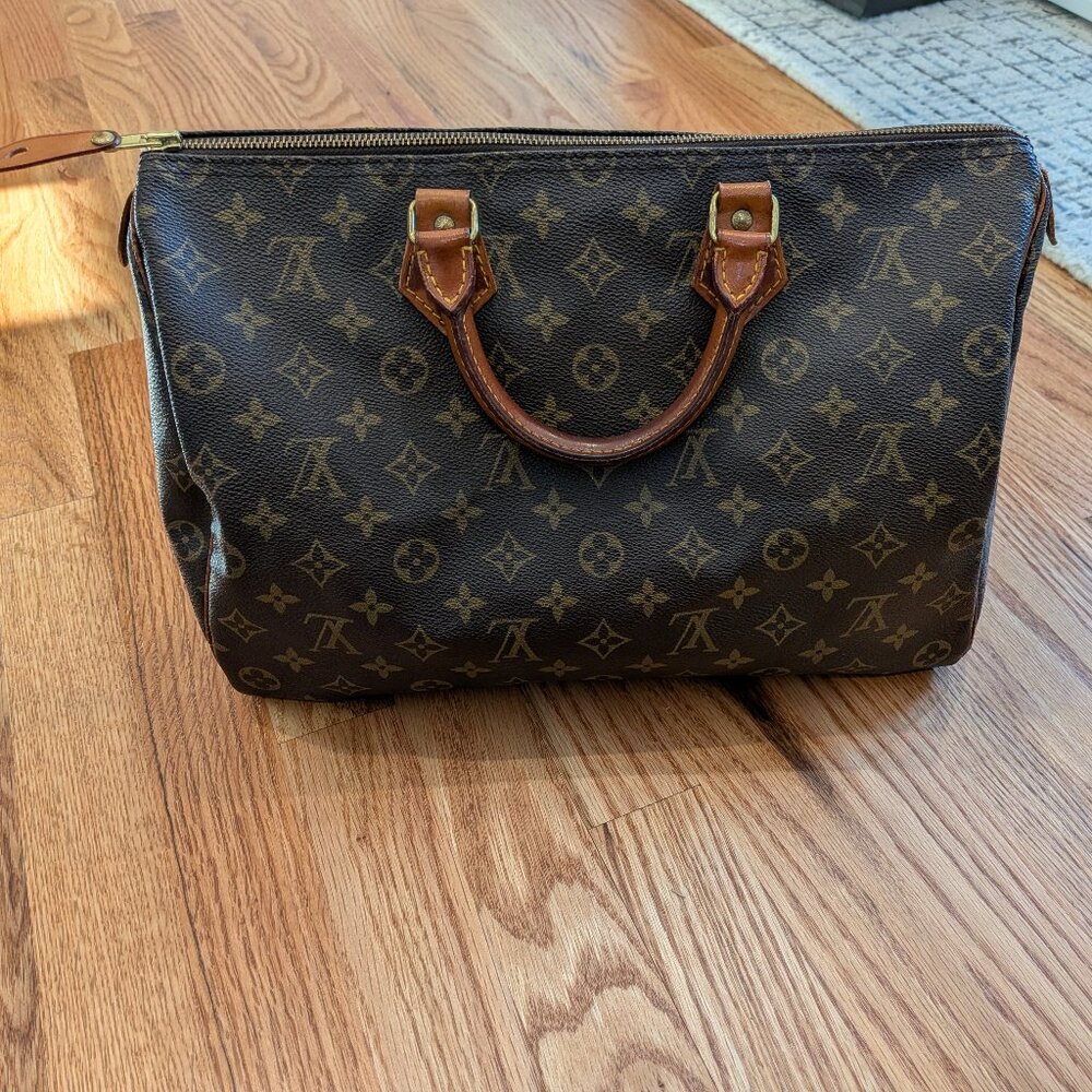 Vintage Louis Vuitton Monogram Speedy 35